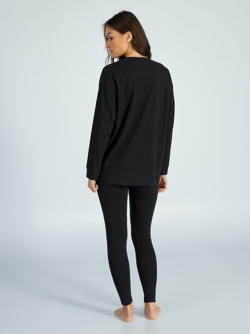 Pijama largo de 2 piezas de Tokyo Revengers - NEGRO