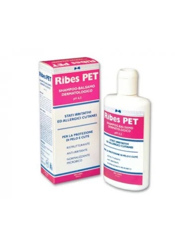 Shampoo com condicionador NBF LANES Ribes Pet 200 ml para peles sensíveis