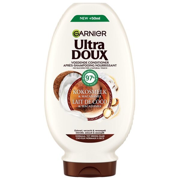 Garnier Ultra Doux kondicionér Coconut & Macadamia 250 ml