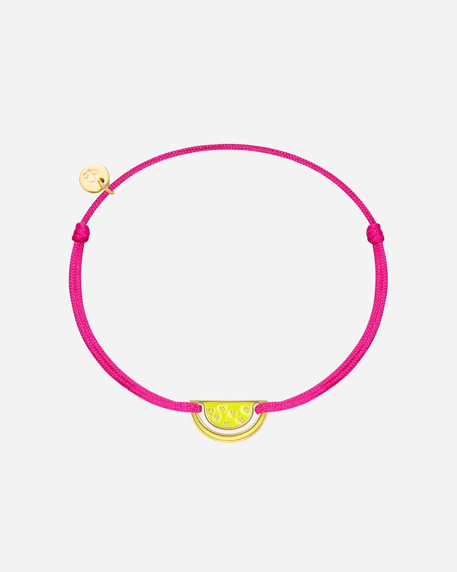 Glanzstücke München Melon Bracelet in Sterling Silver, Gold Color – 15.0–22.0 cm, flexibly adjustable