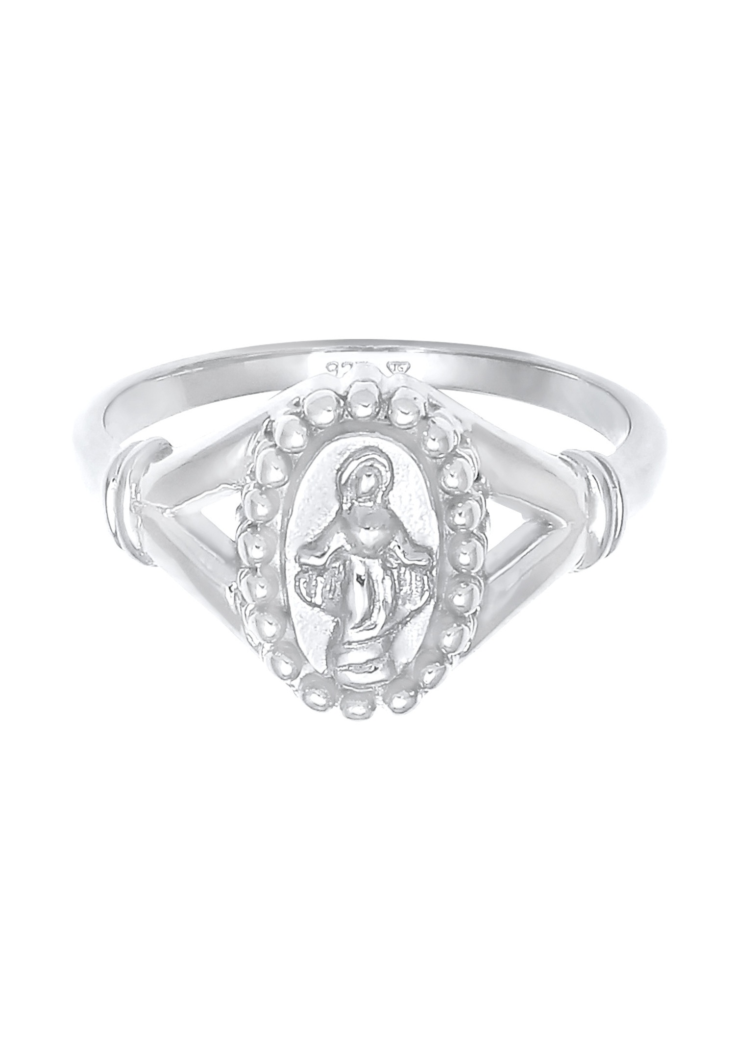 Elli L'image de la femme, symbole de la foi, tendance religieuse en argent sterling 925