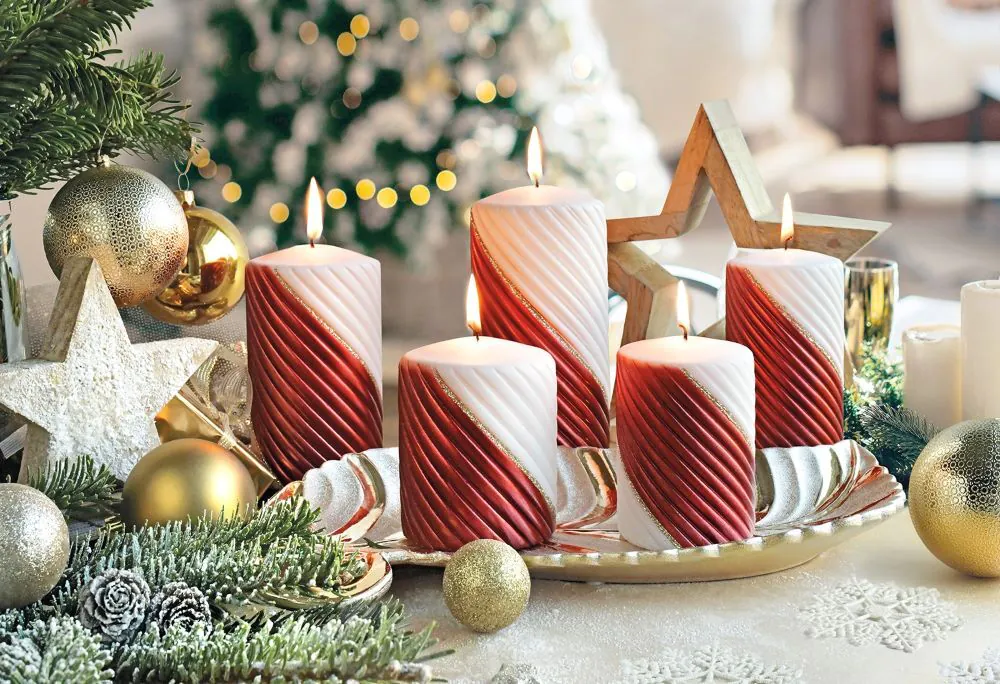 Artman Candles Caroline Duo Bordo - Świeca zapachowa, parafinowa 1 szt.