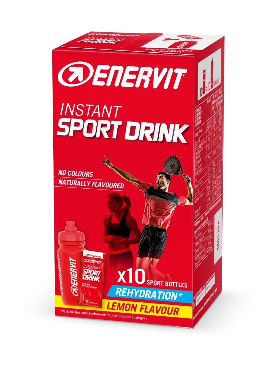 ENERVIT Bebida deportiva Enervit Sport Inst 10 sobres con sabor natural