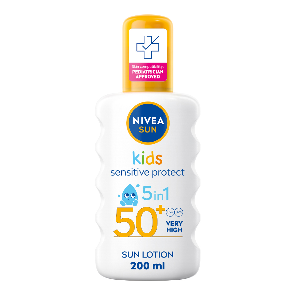 NIVEA Sun Kids Sensitive Protect & Play spray SPF50+ 200 ml