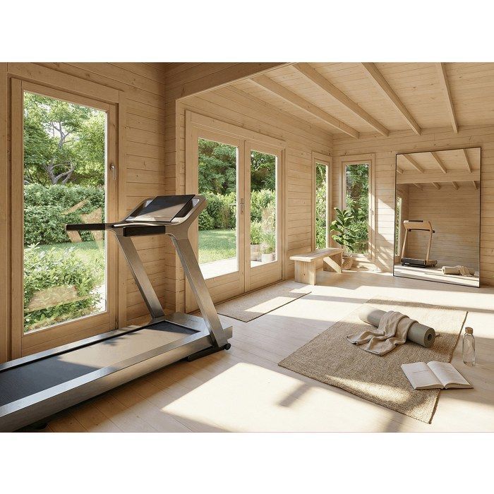 Studio da giardino in legno 24,4 m² - spessore 40 mm - ARBORIA