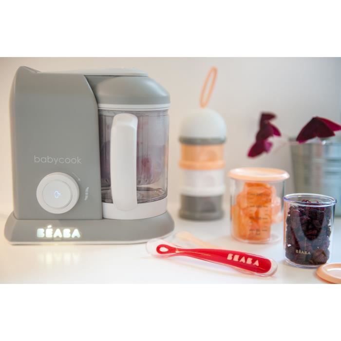Processador de alimentos para bebês - BEABA - Babycook® Solo - 1100 ml - Cinza
