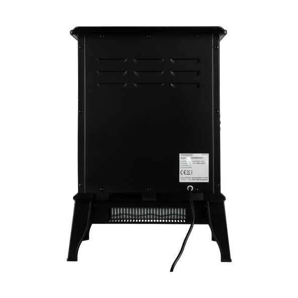 Kamin Elektro Heizer YH20, 2.000 W, schwarz