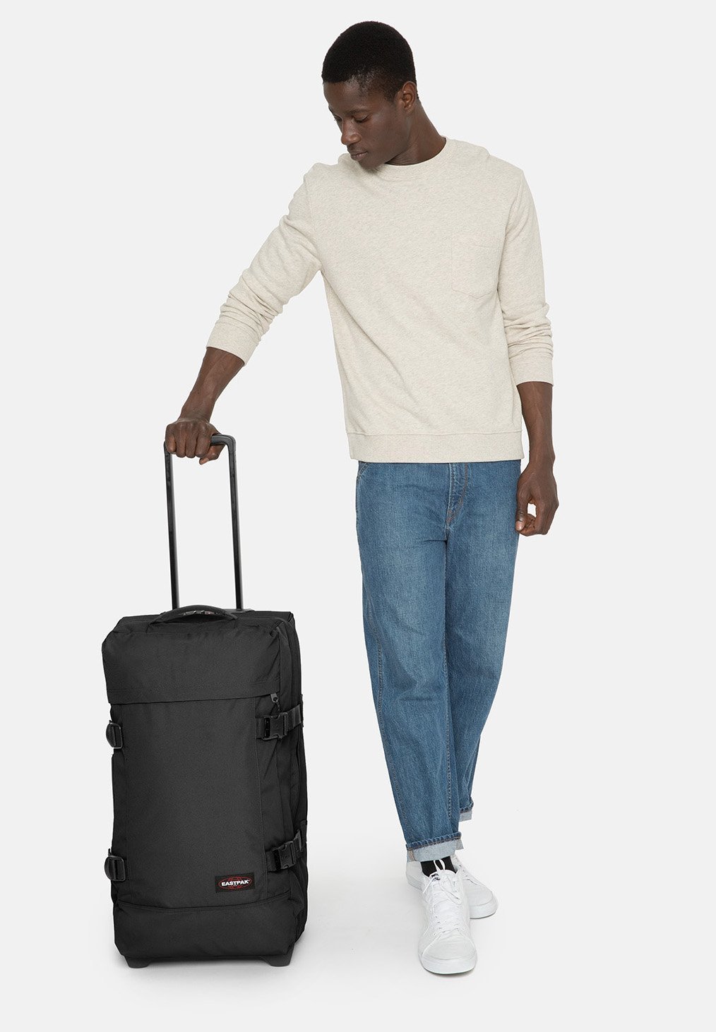 Eastpak TRANSVERZ M - Koffer op wielen - zwart