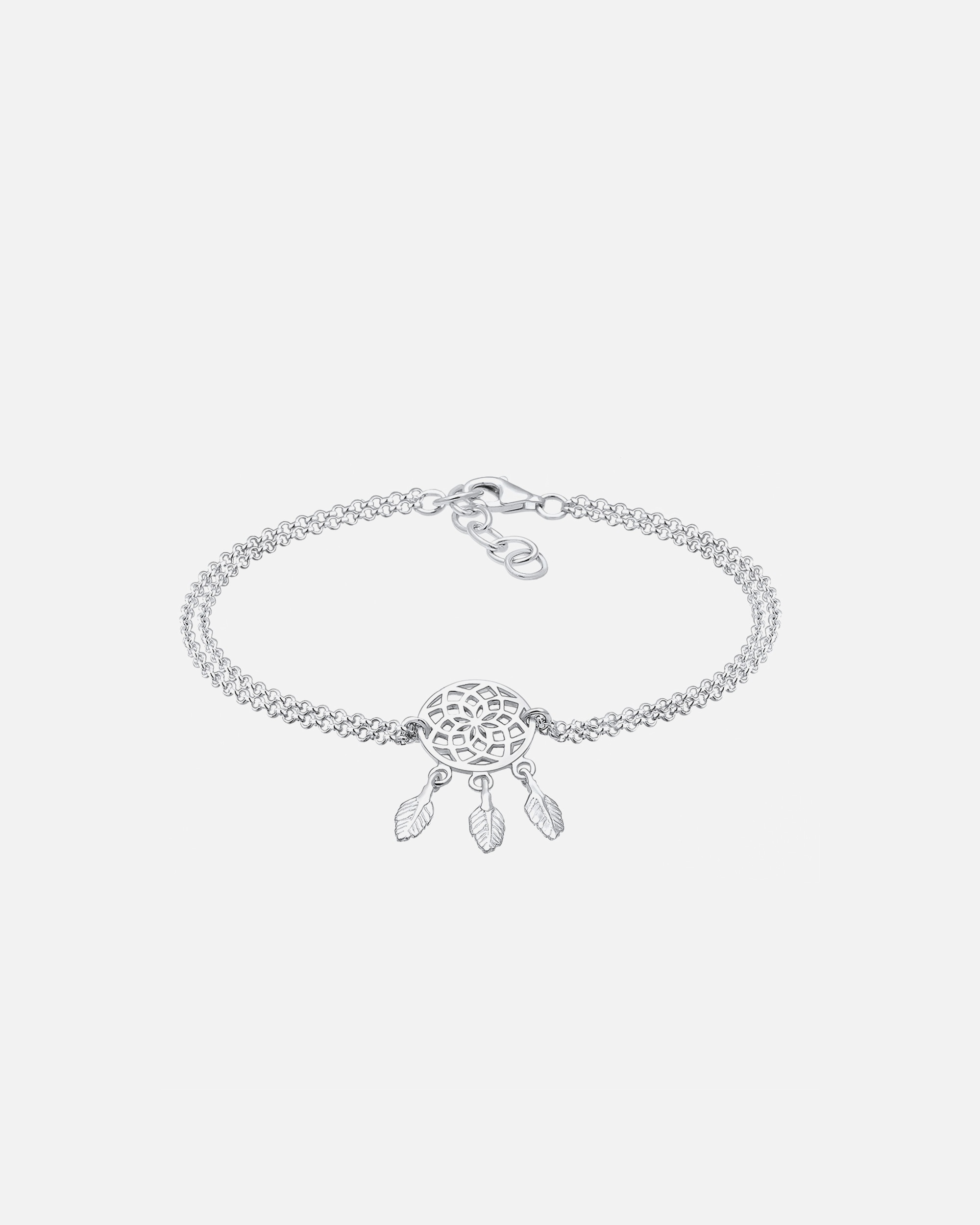 Elli Femmes boho attrape-rêves plume en argent sterling 925