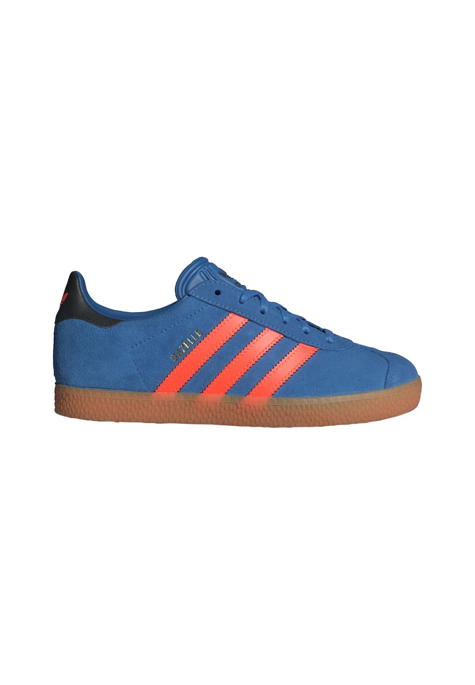 adidas Originals GAZELLE KIDS - Sneakers - focus blue solar orange core black
