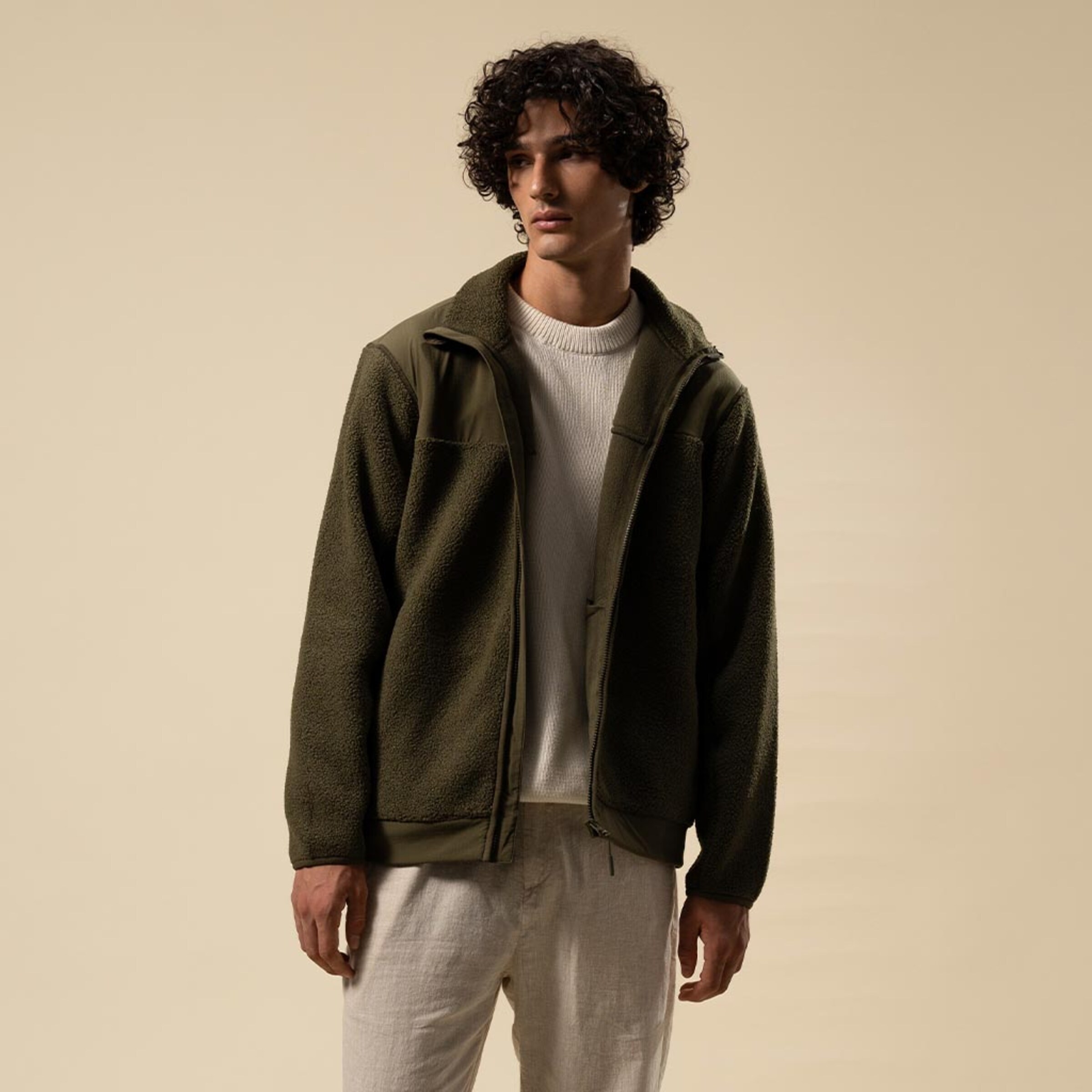 Veste polaire vert forêt pour tous les jours
