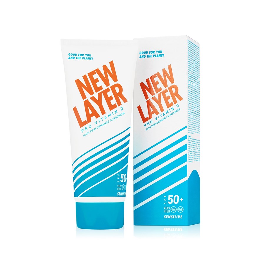 NEW LAYER Pro Vitamin D High Performance Sunscreen SPF 50+ Sensitive