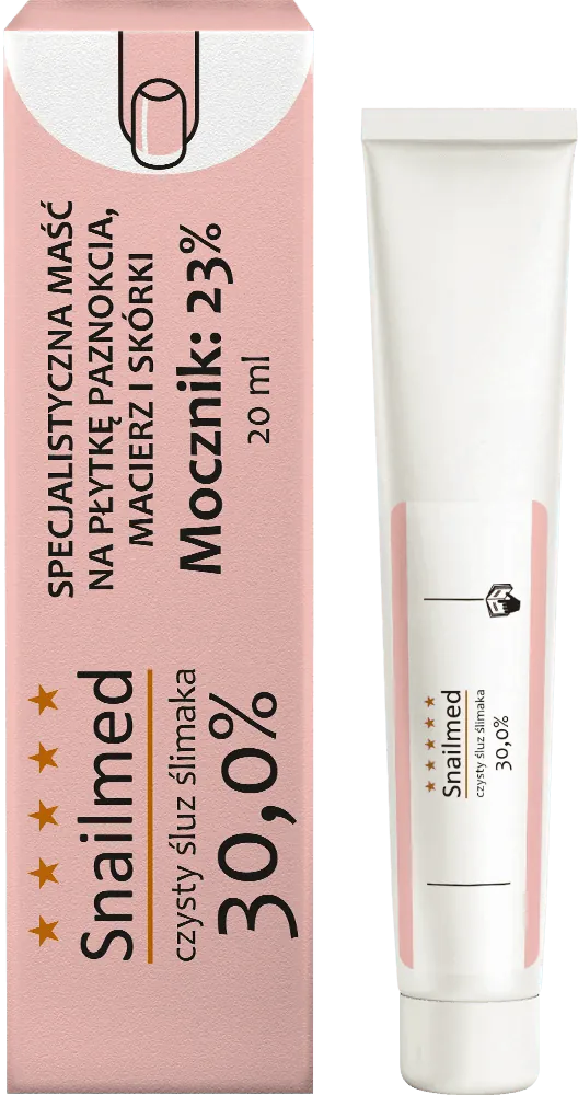 Snailmed Odbudowująca maść do paznokci ze śluzem ślimaka i mocznikem, 20 ml