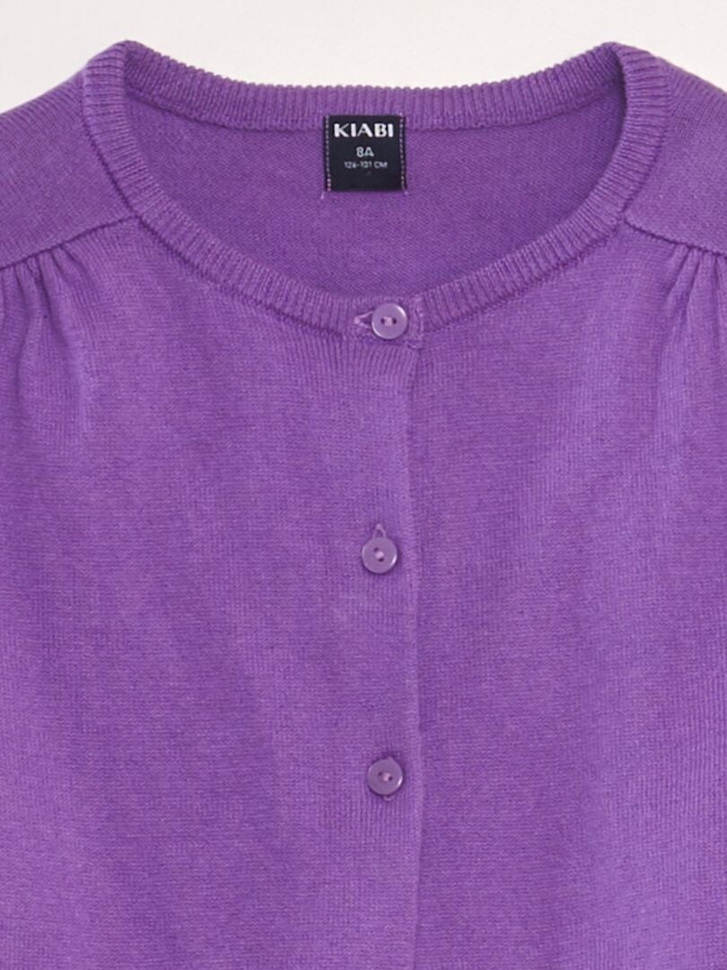 Bolero-achtig vest - PAARS