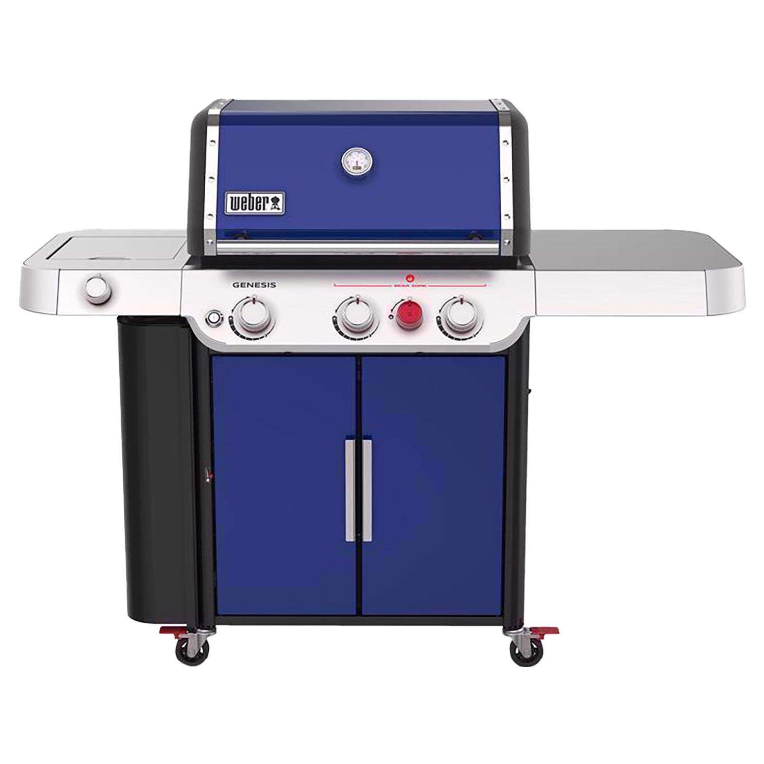 Weber Genesis E-335 3hořákový gril na tekutý propan, tmavě modrá