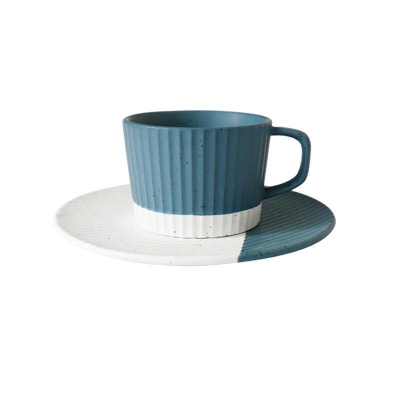 Japanisches Bone China Kaffeetassen- und Untertassenset, traditionelle wiederverwendbare chinesische Teetassen, Taza Cafe Portatil Küchenbedarf OO5BD