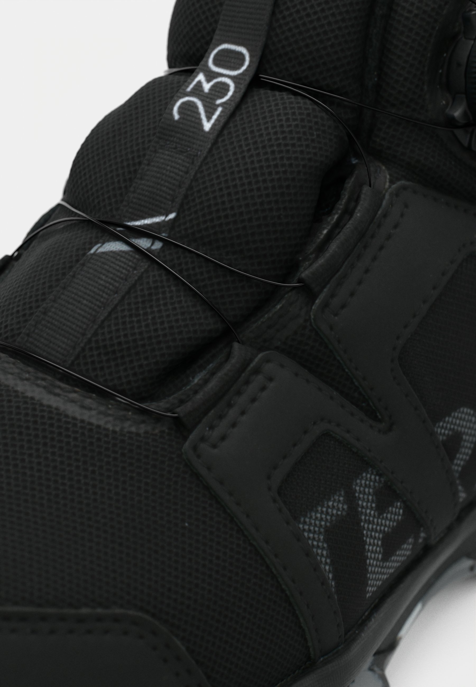 Adidas Terrex BOA MID UNISEX - Scarpe da trekking - nero/bianco/grigio tre