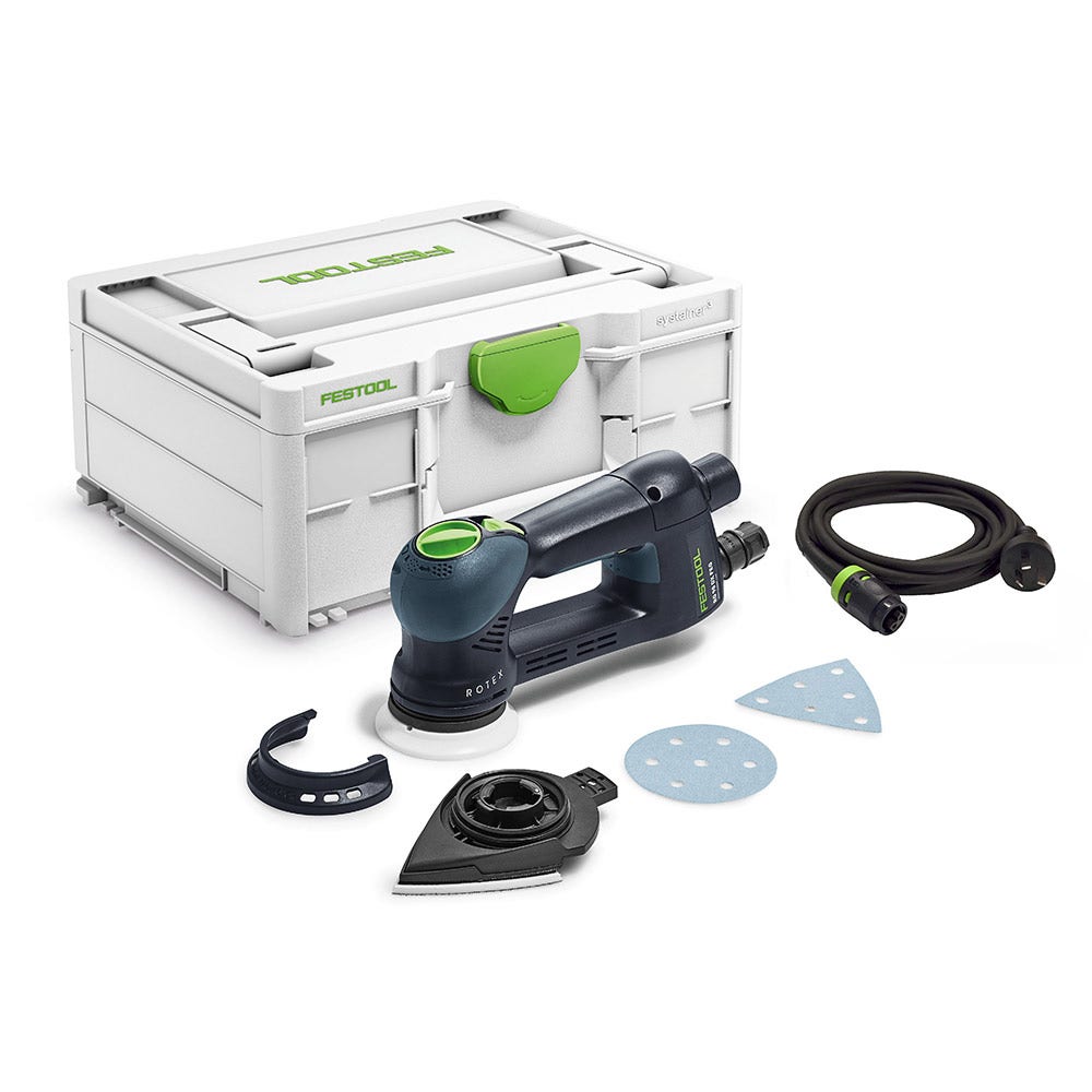 Șlefuitor excentric FESTOOL RO 90 mm ROTEX 4 în 1 în Systainer 576264