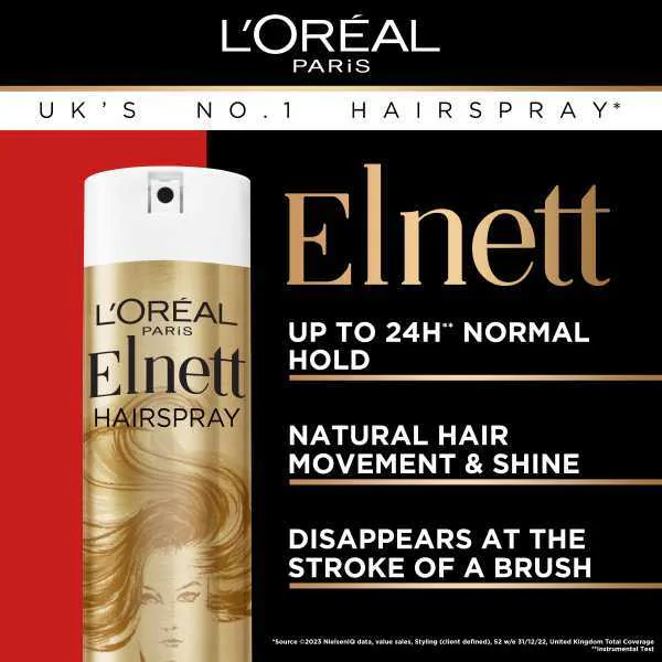 L'Oreal Haarspray Elnett Normaler Halt und Glanz 75 ml