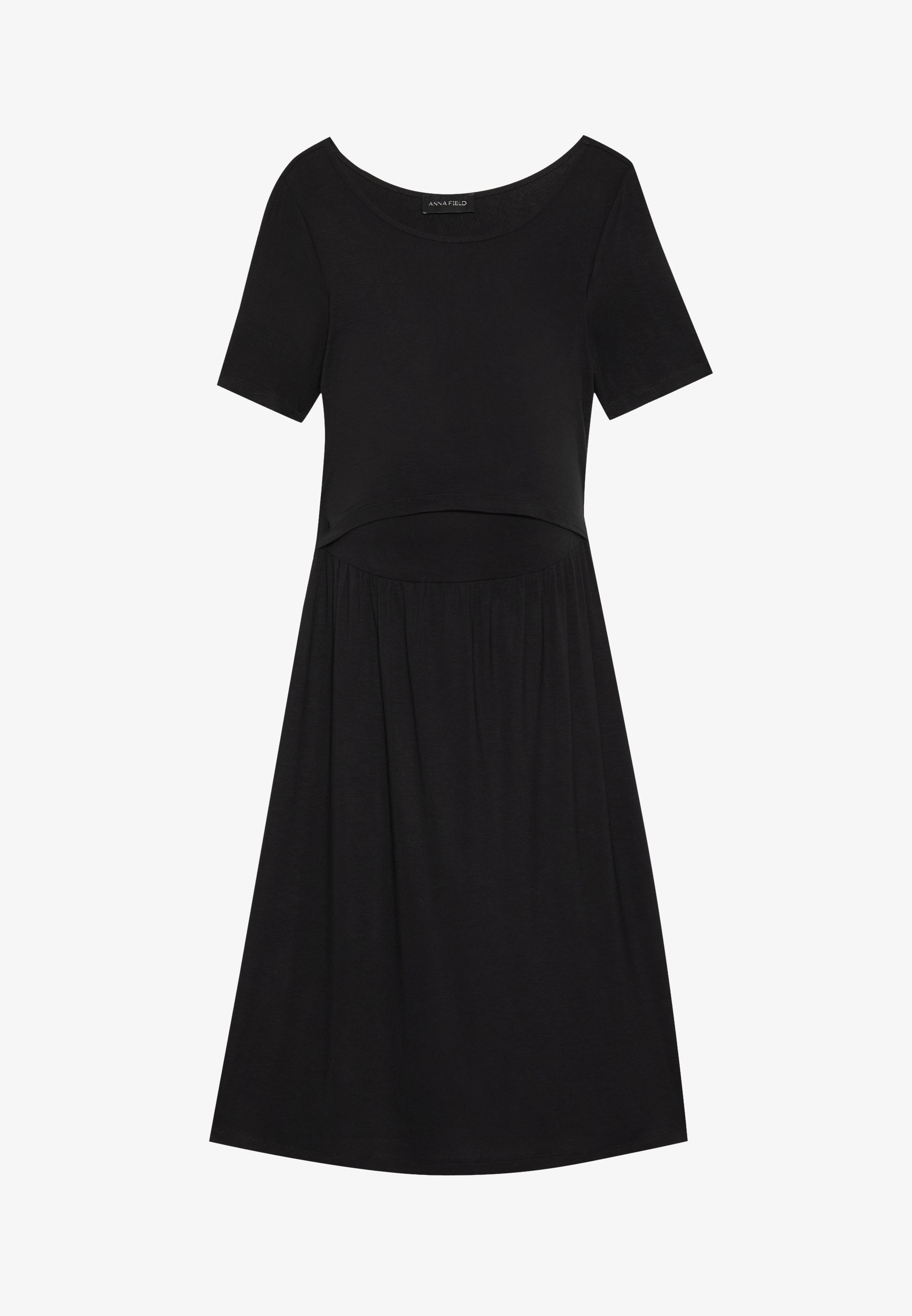 Vestido Anna Field MAMA Jersey - preto