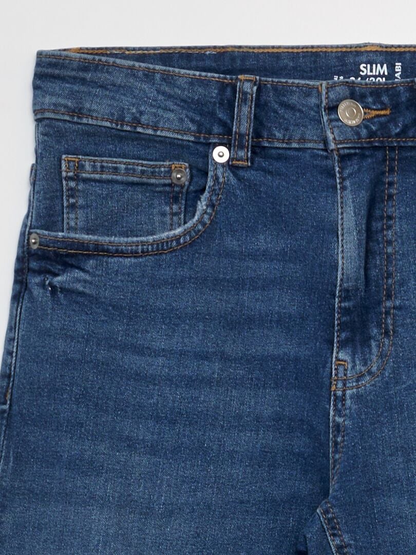 Calça jeans slim - tamanho 30 - azul
