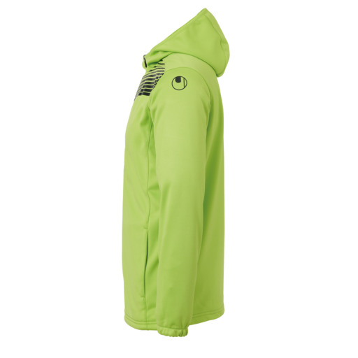 Veste à capuche Liga 2.0 vert flash/noir Uhlsport
