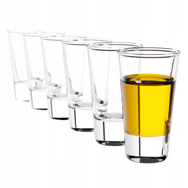 Kieliszki Do Wódki Shotów Likieru 28 ml 6 szt