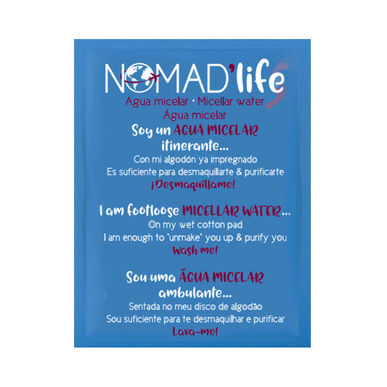 Nomad Life Micelární pleťová voda, micelární čisticí voda v sáčcích, 5 ml