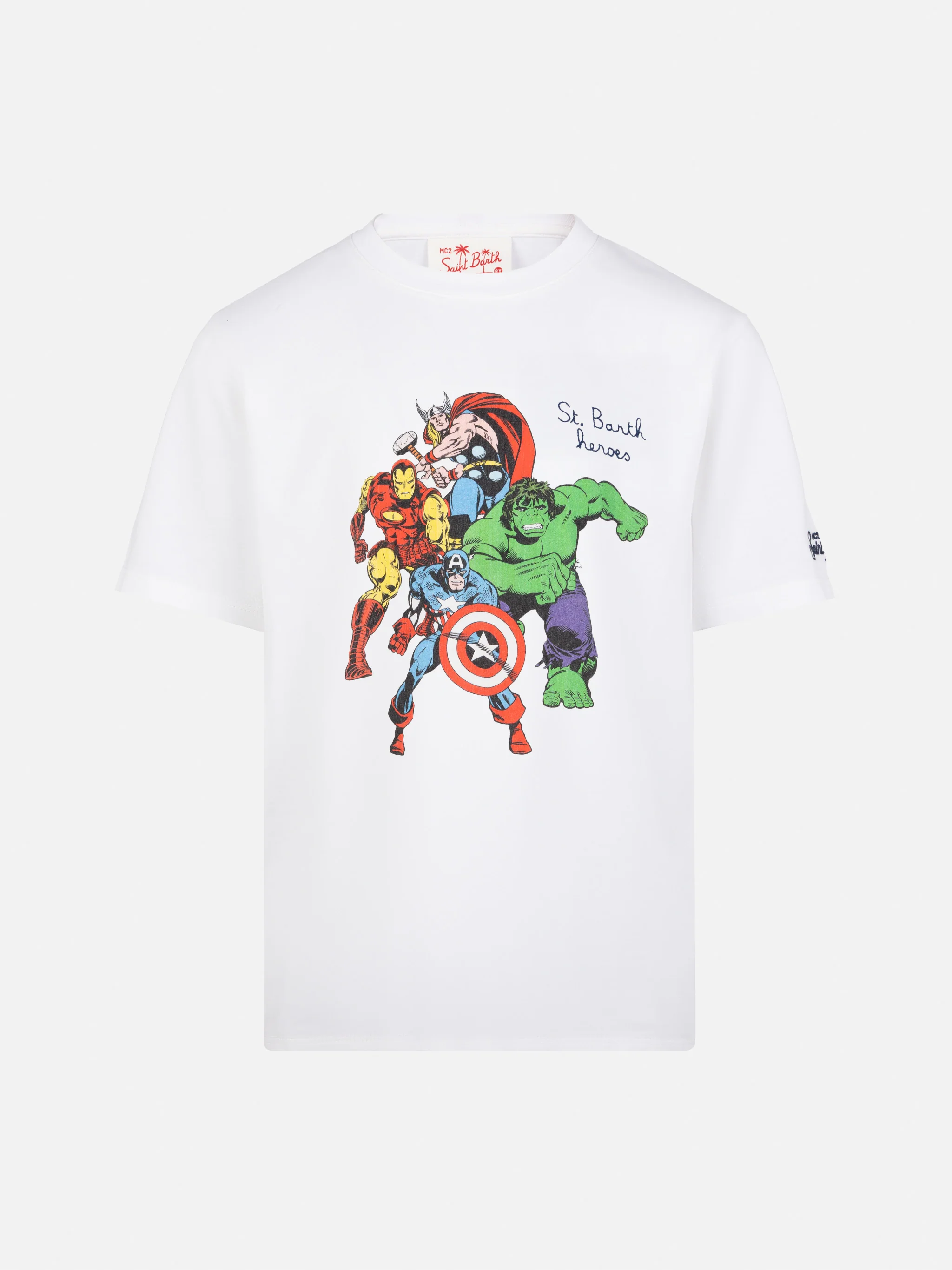 Katoenen T-shirt met Marvel-superheldenprint | MARVEL SPECIALE EDITIE