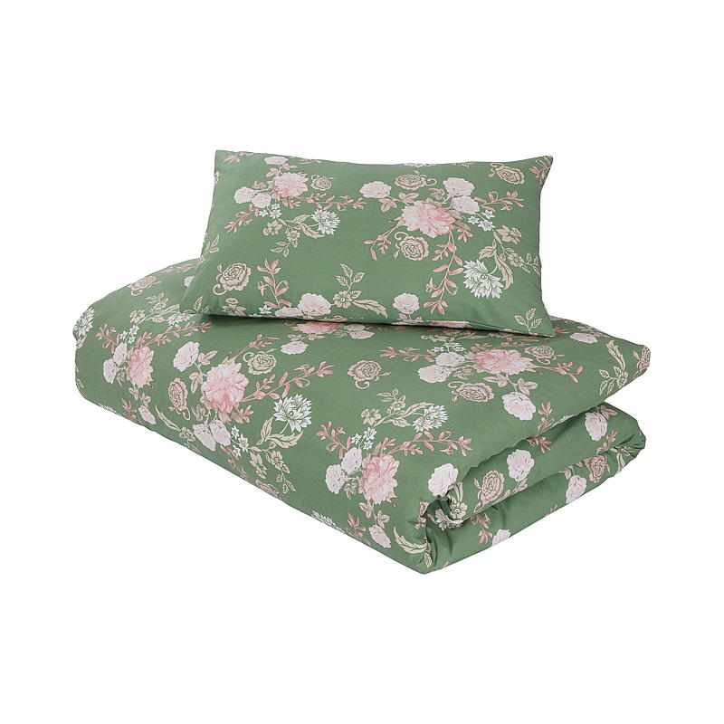 Bäddset Lise 140 x 220 cm grön