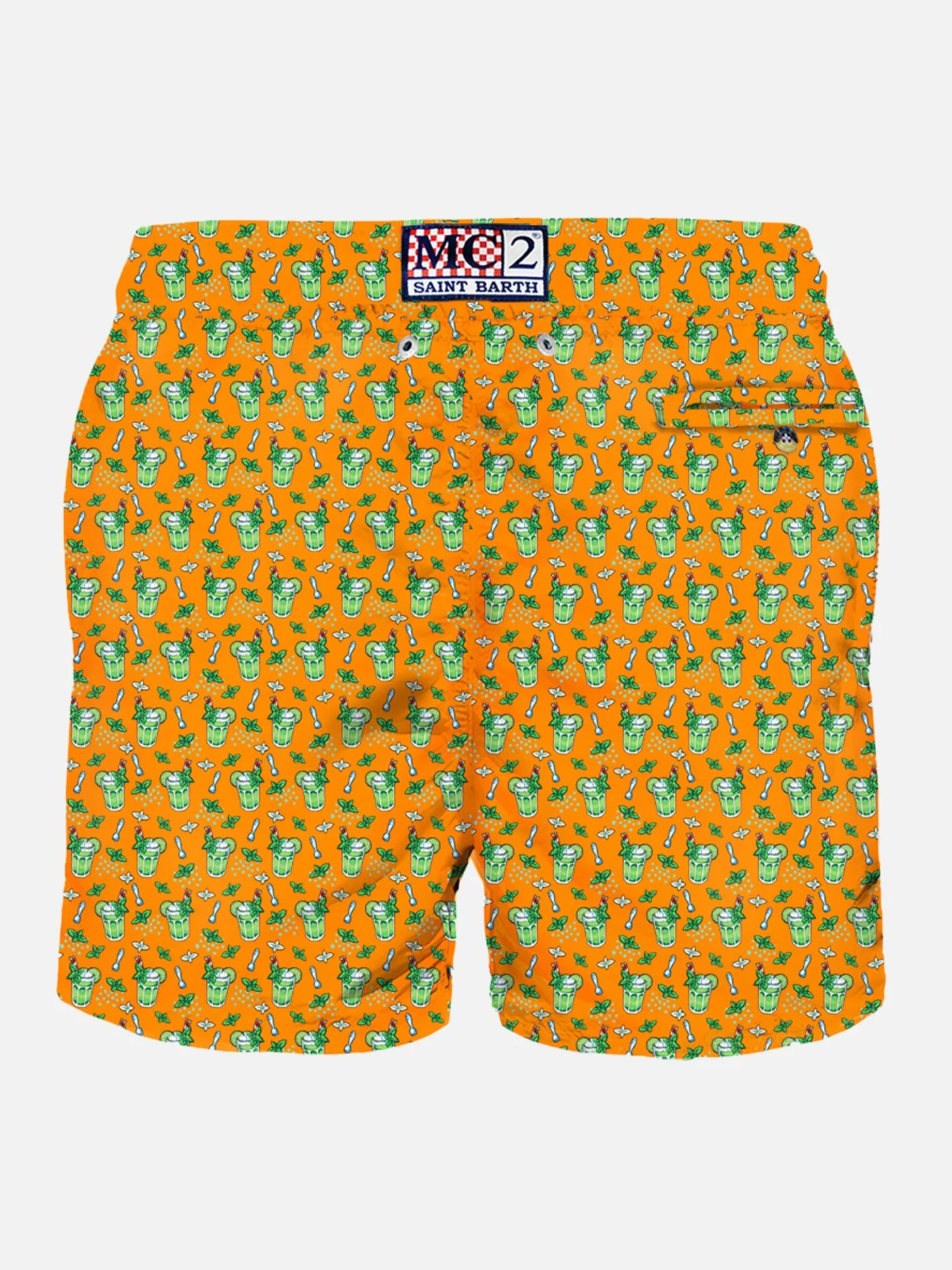 Bañador ligero para hombre con estampado de mojito