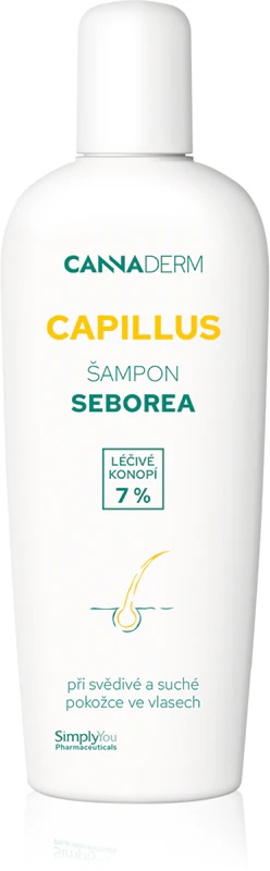 Cannaderm Capillus Seborea Shampoo augu šampūns kairinātai galvas ādai
