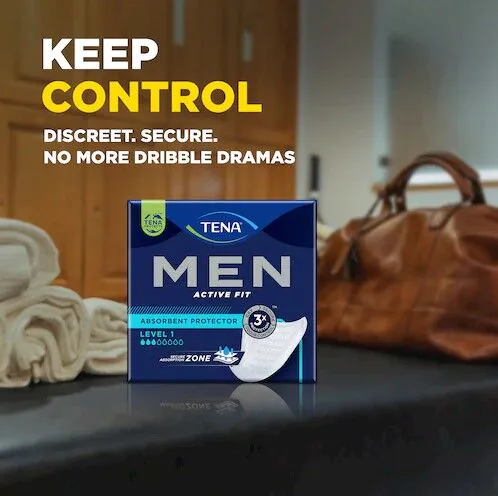 Tena Men Active Fit Level 1, Wkładki na nietrzymanie moczu dla mężczyzn