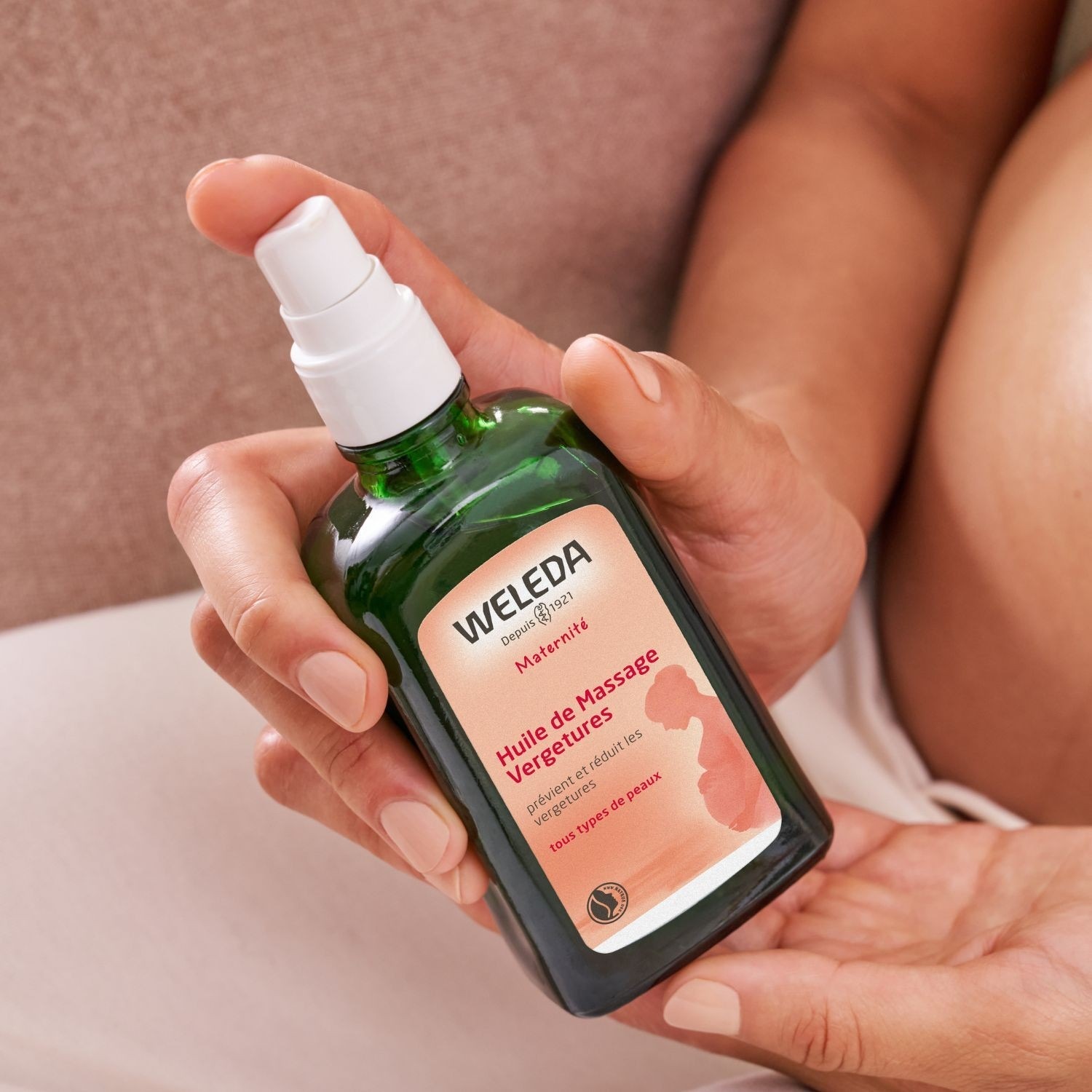 Weleda Huile de Massage Vergetures - 100 ml (flacon pompe)