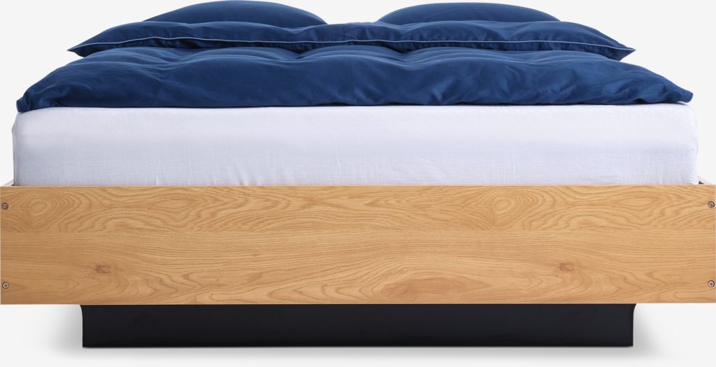 ELLINGE ELLINGE okvir kreveta 150x200cm s prostorom za odlaganje u boji hrasta
