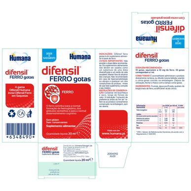 Difensil Gotas de Hierro 20 ml