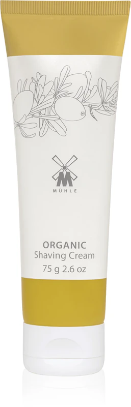 Mühle biologische scheercrème in een tube