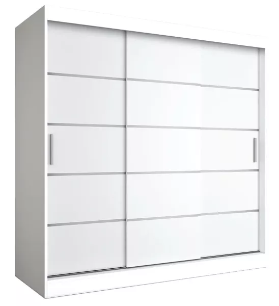 Szafa przesuwna biały mat 200 cm - Avvon