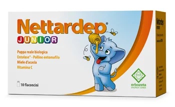 ERBOZETA Erbozeta Nettardep Junior 10 flesjes 15 ml Voor het immuunsysteem van kinderen