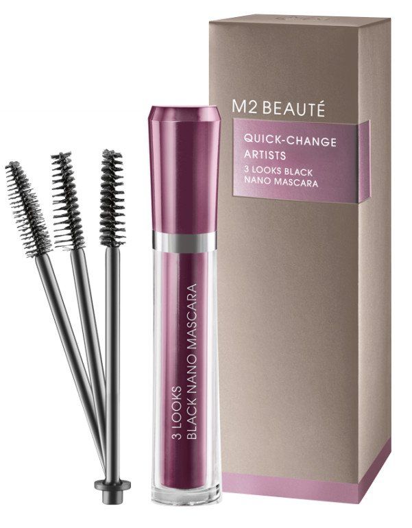 Čierna nano maskara 3 Looks Luxusné maskary