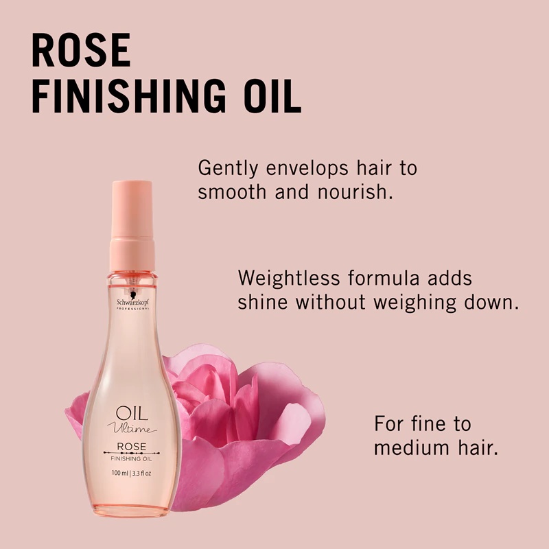 Schwarzkopf Professional Oil Ultime Rose olje za šibke in poškodovane lase