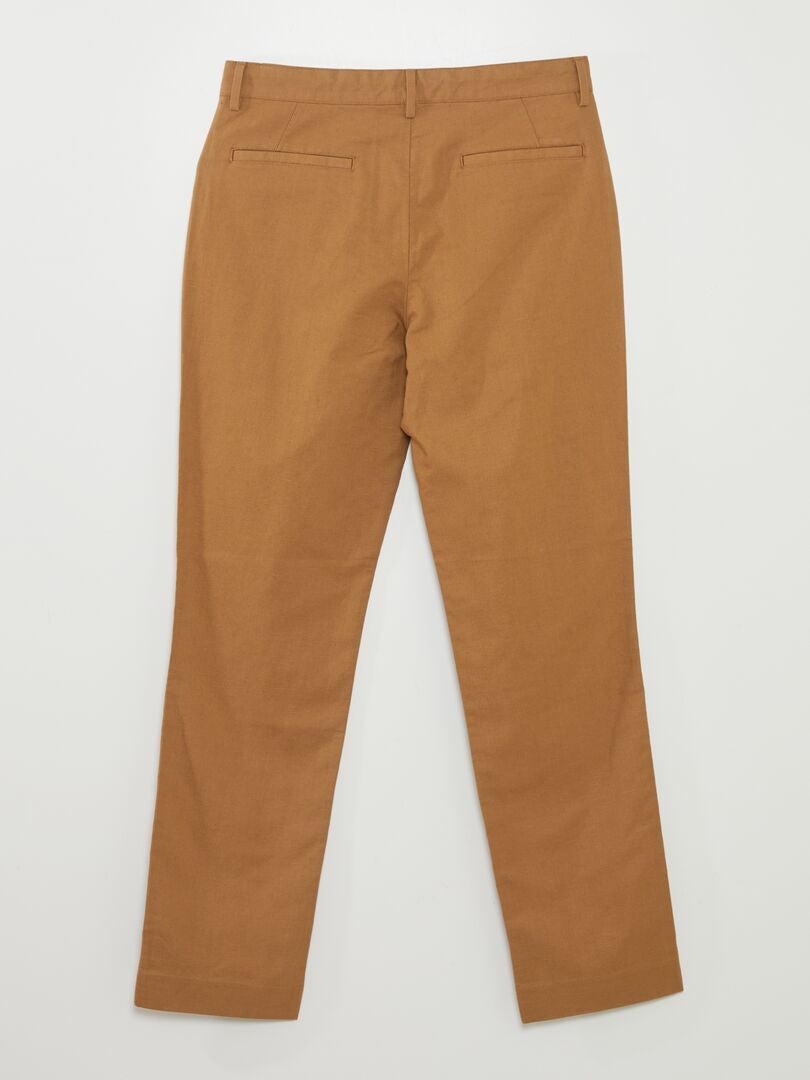 Calça Chino Slim - BEGE