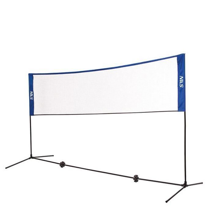 Filet multifonction 3 en 1 - NILS - NT7111 - Badminton, tennis, volley-ball - Hauteur réglable - Montage facile
