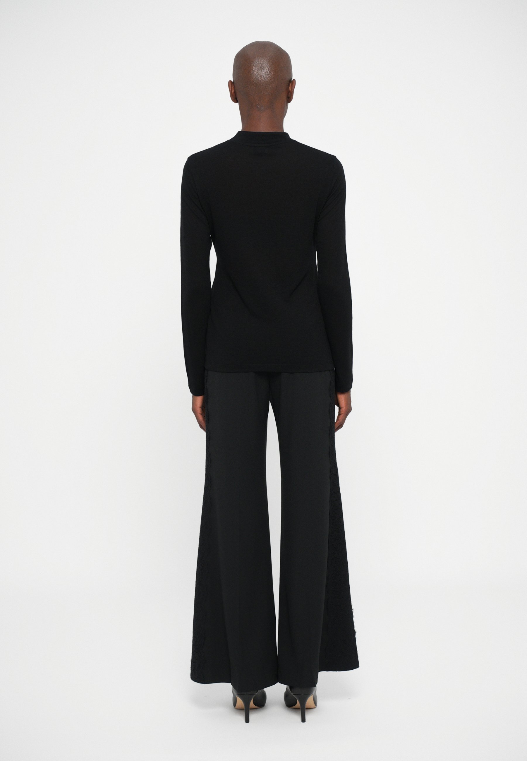 Top a collo alto Filippa K - Maniche lunghe - nero