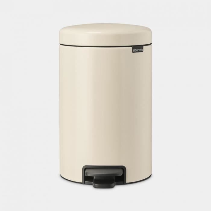 Pattumiera a pedale BRABANTIA NewIcon 12L - Beige chiaro