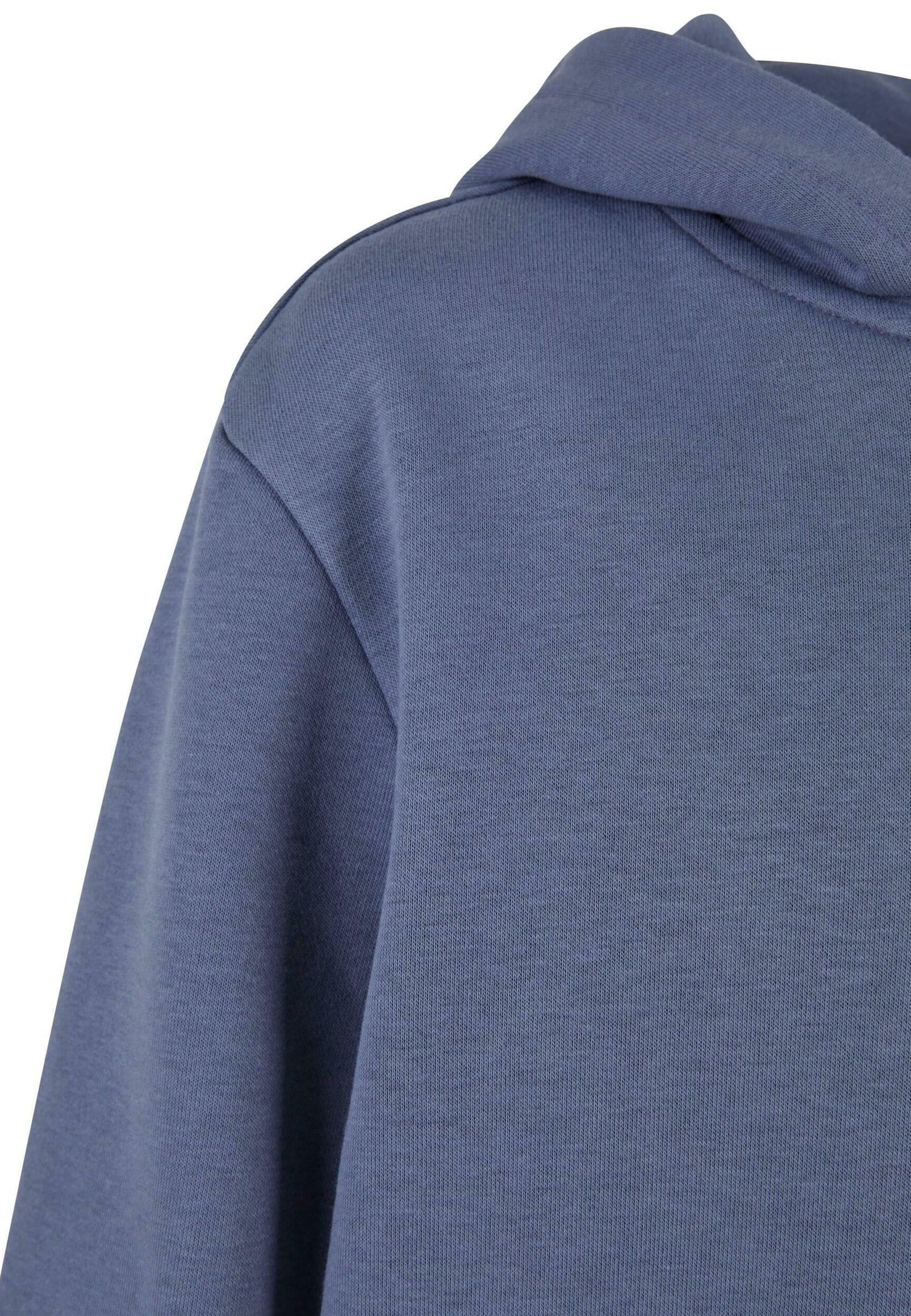 Urban Classics BOXY ZIP HOODY - Majica s kapuljačom - vintageblue