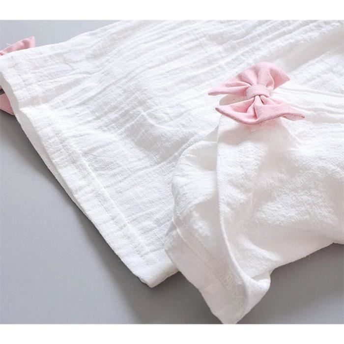 Conjunto de verano para niñas, camiseta de manga corta con volantes y pantalones, traje informal, rosa.