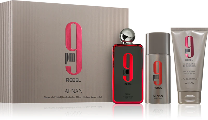 Conjunto de presente unissex Afnan 9 PM Rebel
