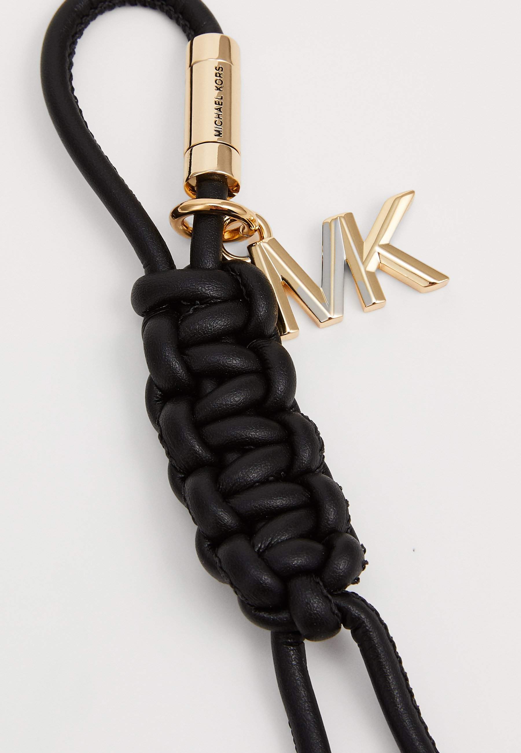 MICHAEL Michael Kors NOVELTY GEVLOCHTEN SLEUTELHANGER - Sleutelring - zwart