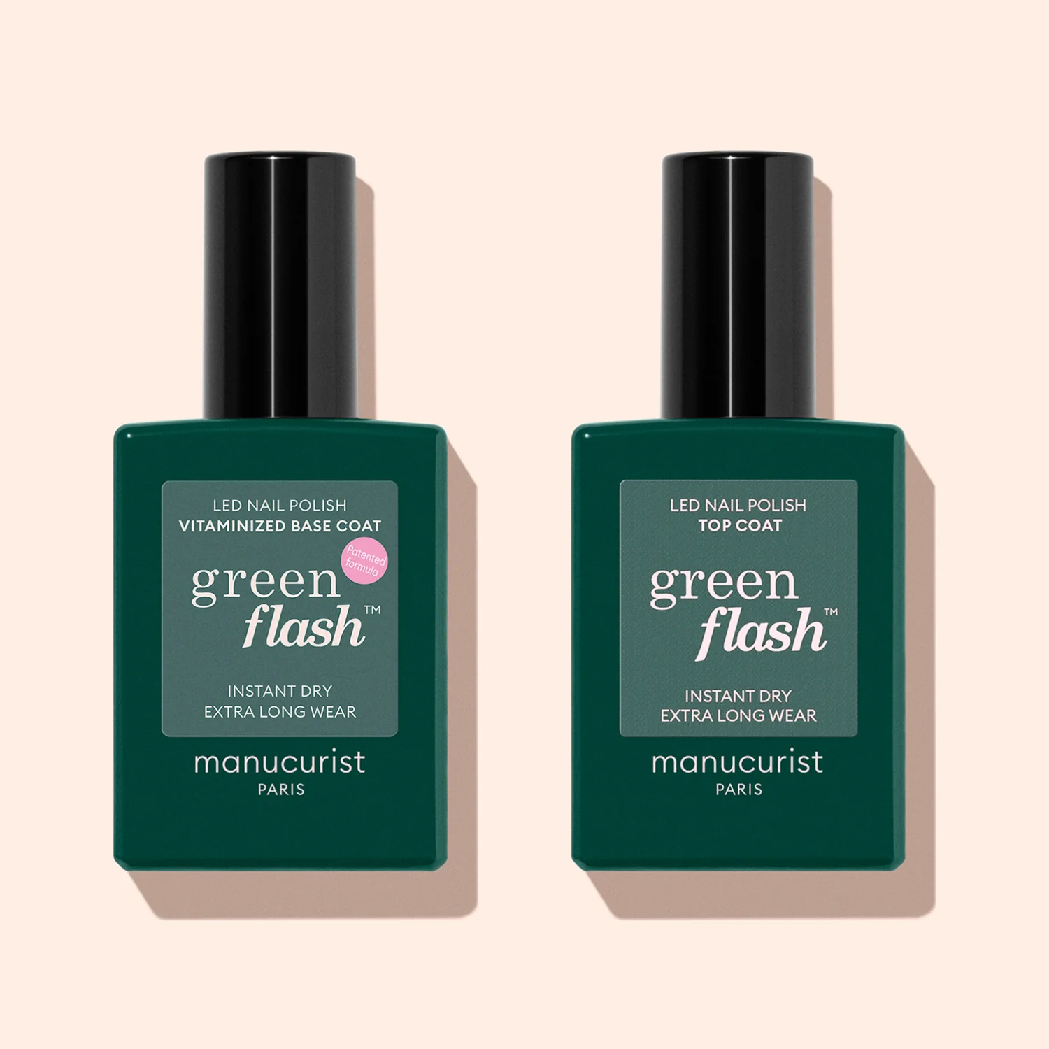 Semi-permanent LED Green Flash™ - 15 ml Base Coat Vitaminée Green Flash™